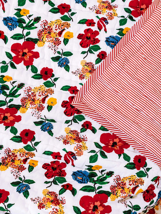Reversible Quilted Blanket